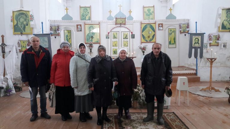 Встреча в храме Вознесения Господня д. Хвошно