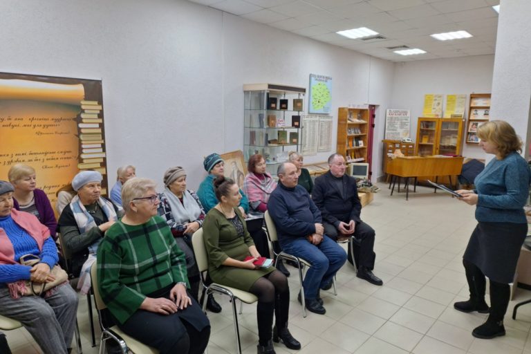 Встреча на кафедре православной литературы центральной районной библиотеке по случаю праздника Сретения Господня.